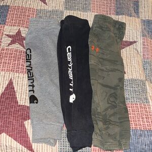 Sweat pant bundle, carhartt & under armour